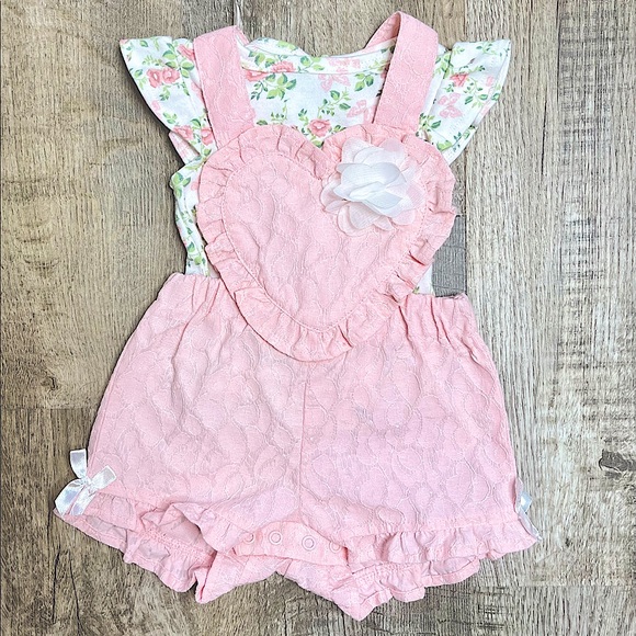 Lace Heart 2-piece Set